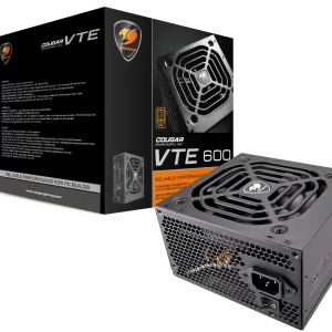 Fuente Poder Cougar VTE 500W/600W 80 Plus Bronze Económica